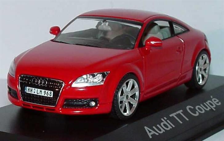 MODEL BILER i størrelse 1:43-1:24 og 1:18  - Audi TT 2007 model fra Minichamps

Str: 1:43 billede 142