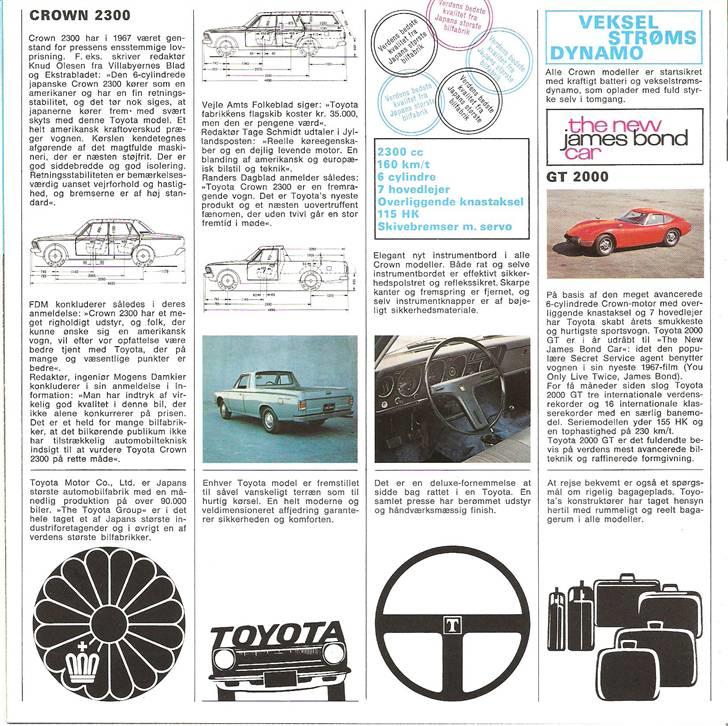 Toyota Crown mk III Brochurer..... - 6. billede 6
