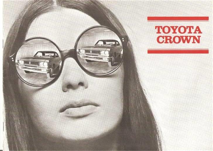 Toyota Crown mk III Brochurer..... - 9. Brochure på den faceliftede model.... Den et teknisk identisk med min, men har lidt andre lygter, kølergitter, m.v.

Oog fede briller - IKK! 8-) billede 9
