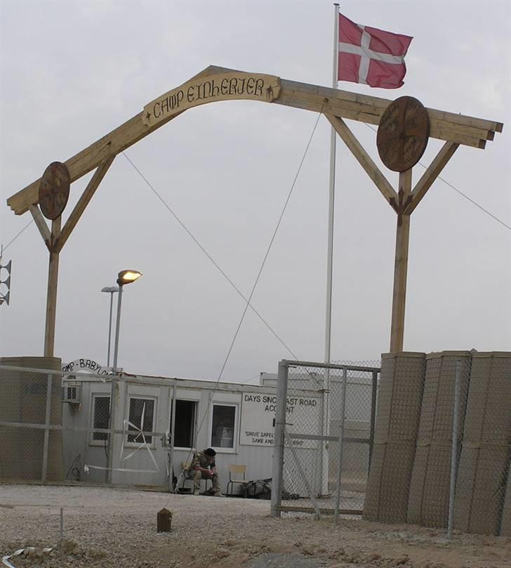 Tur til Irak - Indgangen til Camp Einherjer billede 1