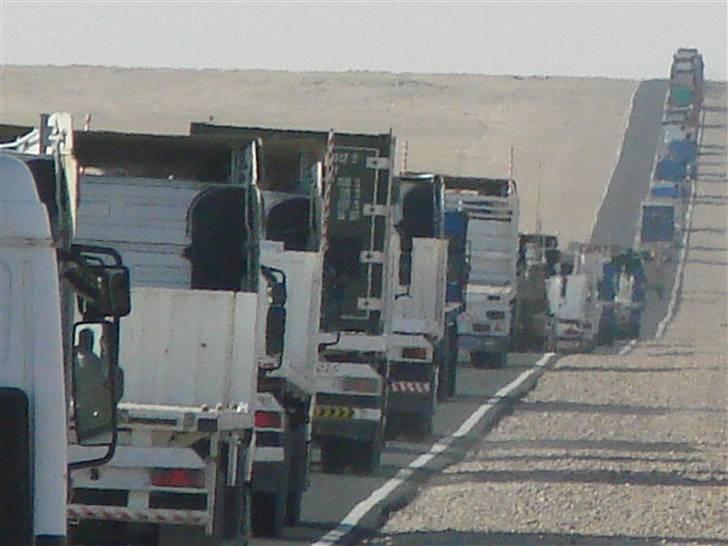 Tur til Irak - Convoy kørsel på vej ind i Irak. billede 4