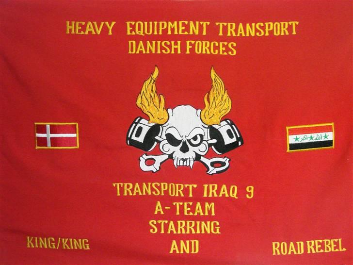 Tur til Irak - Friis og mit flag billede 17