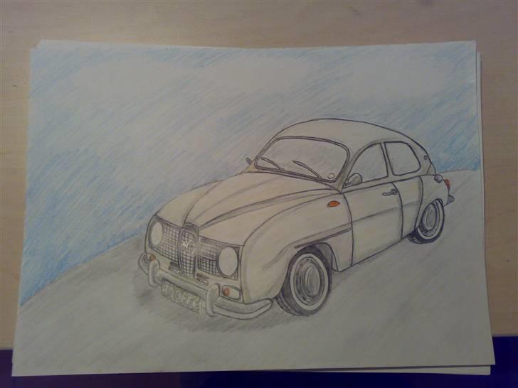 Tegninger af SAAB - Bestilt af Anders... Håber han kan li' den ;-) billede 9