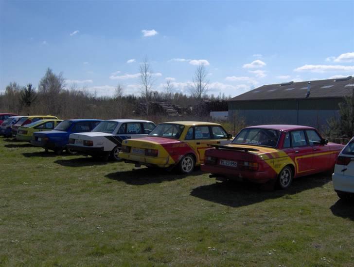 Volvo Original Cup Rally på Fyn - De 4 Volvo Original Cup biler efter løbet. billede 2