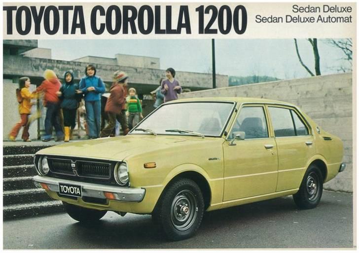 Toyota modeller i 1976 - KE30 som 4-dørs er mere sjælden end køn, bil-størrelsen var mest udbredt som 2-dørs billede 4