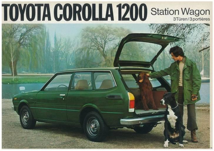 Toyota modeller i 1976 - KE36 stationcar, en daglig slider, også i det danske program dengang billede 6