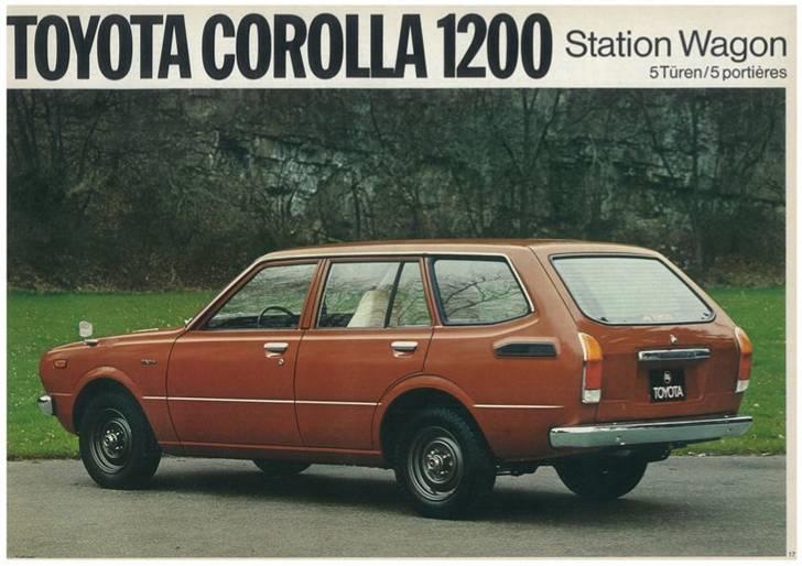 Toyota modeller i 1976 - KE36 som 5-dørs, heller ikke helt ukendt i Danmark i 70'erne billede 7