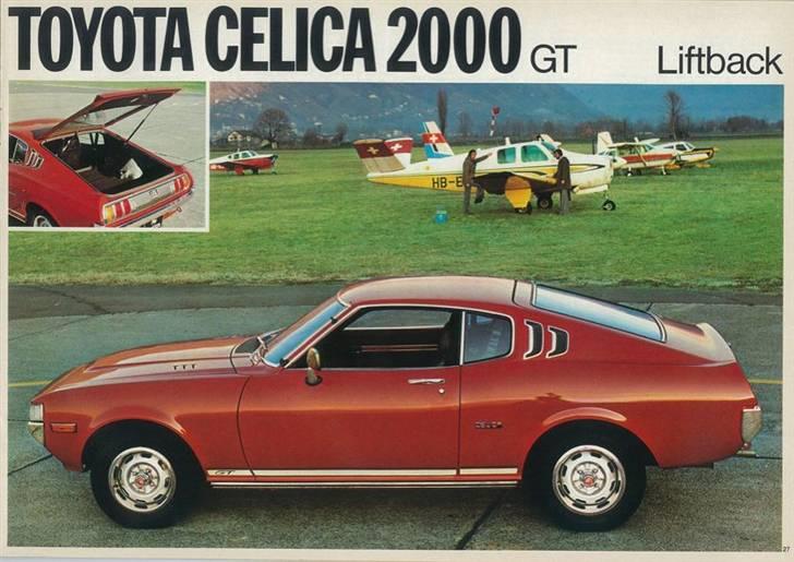 Toyota modeller i 1976 - RA28 med 2-liters 18R-G & 118HK, det siges at der kun kom 5 biler med denne motor til DK billede 12