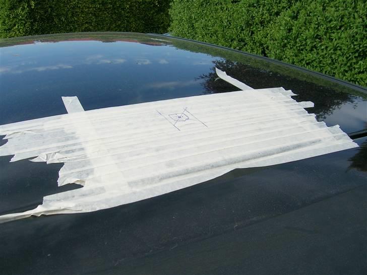 16v antenne på Golf 3 - Godt med tape på HVIS boret nu skulle smutte billede 1