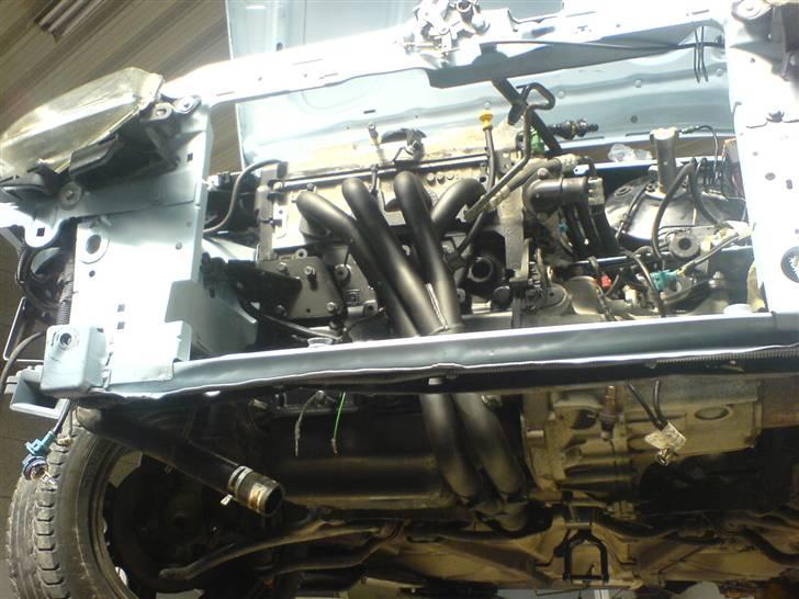 Citroen Saxo VTS 8V projekt/styling UPDATE 7-7-08 - Manifold glasblæst og lakeret med varmefast maling. billede 82