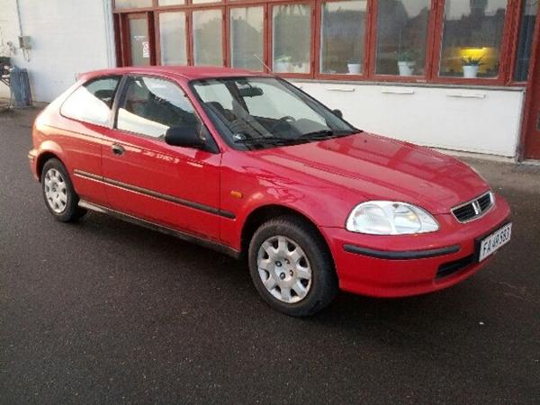 Angående en Honda Civic fra '98, hatchback fra JAPAN