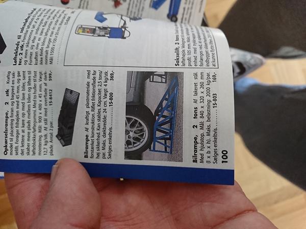 rampe/buk fra biltema 