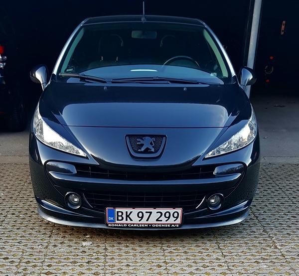Fælge Peugeot 207 cc, max størrelse?