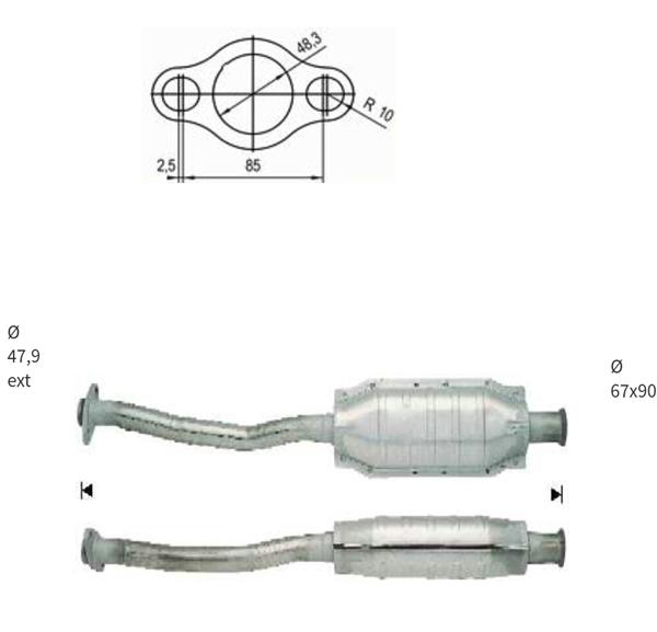 katalysator Saxo vts 