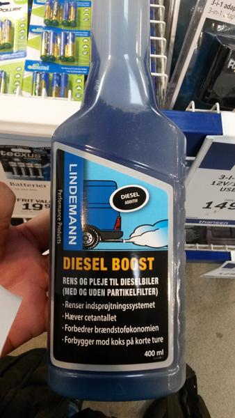 Diesel additiv til dieselmotor