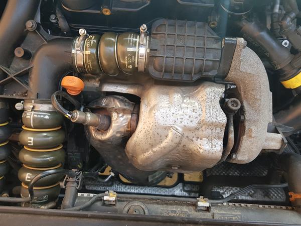 Udvendig olie på turboslanger