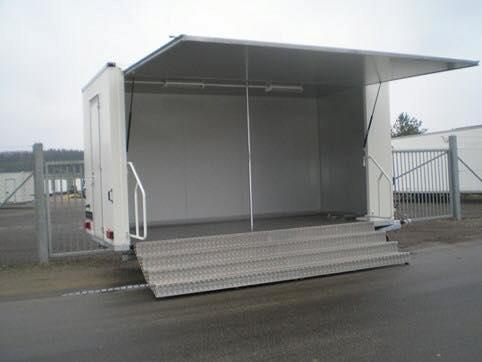 Ombygge campingvognbund til showroom trailer ?