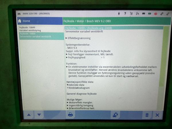 BMW E90 Fejlkoder