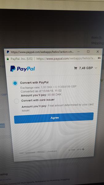 hvad er bedst? Paypal veksel eller card veksel, når man handler på eBay.