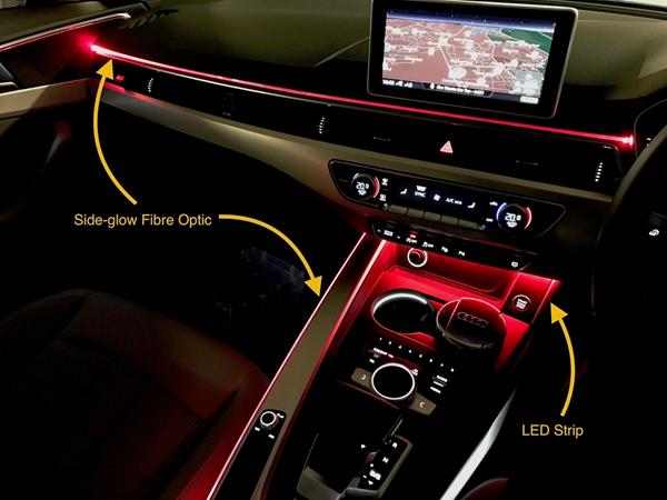 LED Strips indvendig