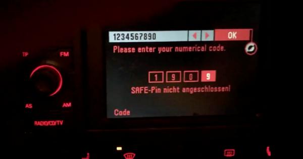 Audi Navigation Plus vil ikke acceptere koden