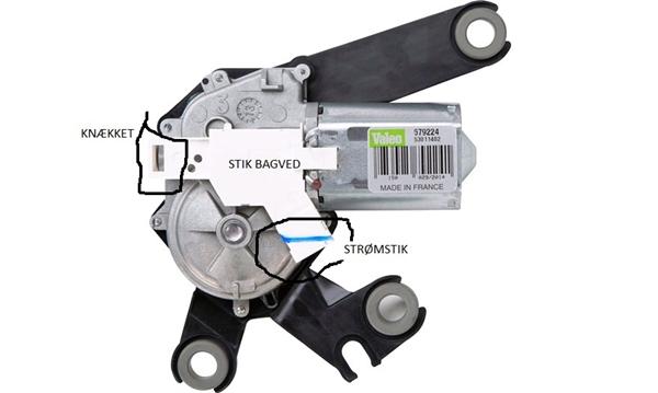 Viskermotor bag 206 reservedel eller ny?