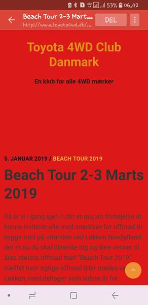 Løkken Beach Tour 2019