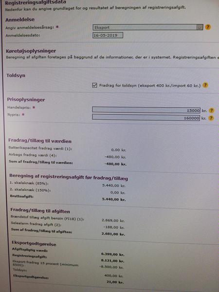 beregning af afgift på import bil beregning af afgift på import bil
