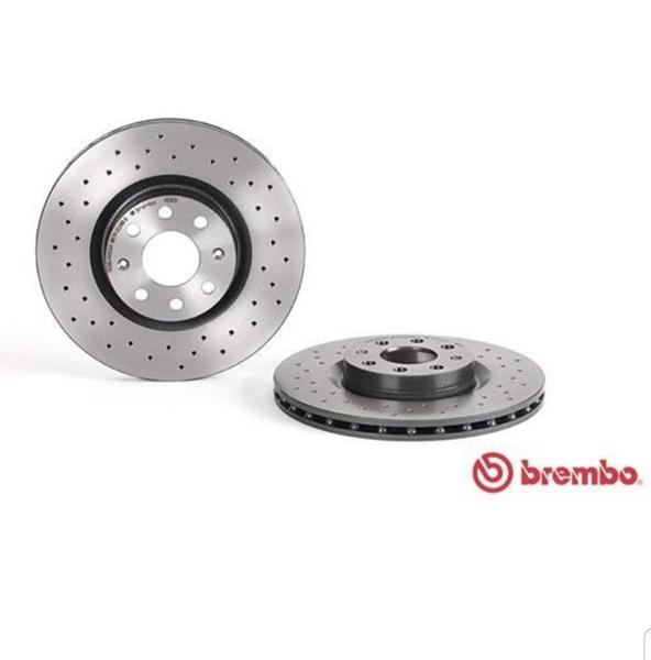 Brembo/perforeret/ventileret bremseskiver 