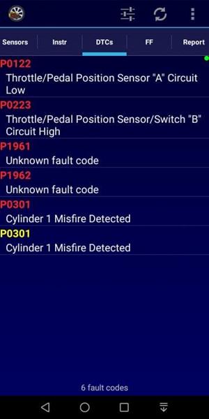 hjælp til at løse fejlkoder fra ODB-skanning