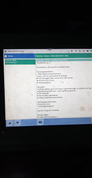 BMW 335i sætter ud på cyl 5 under fuld gas