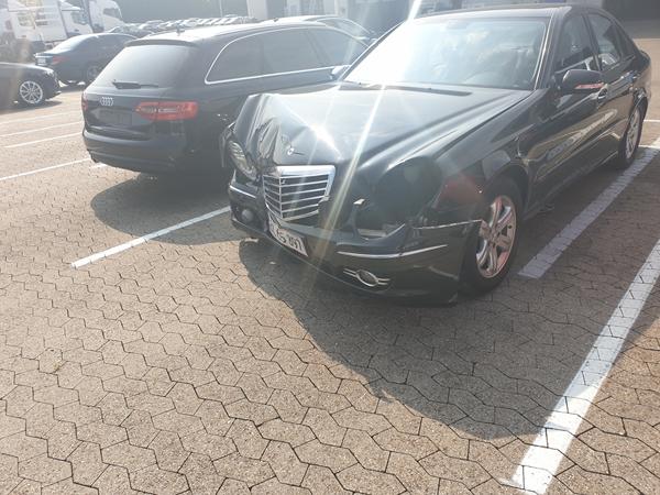 Totalskadet Mercedes