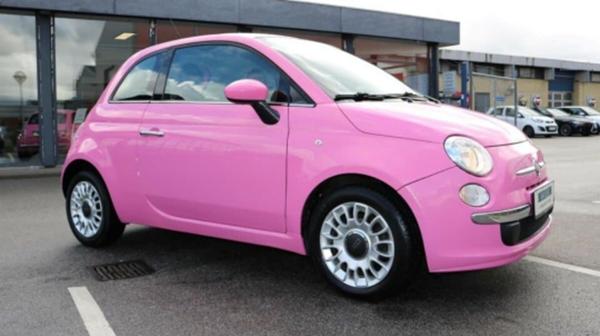 Hvad skal min pink Fiat 500 hedde?