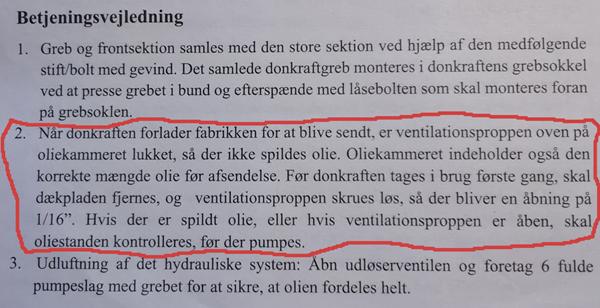 Donkraft ibrugtagning - hvordan?