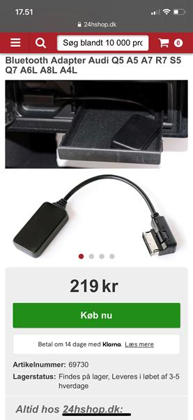 Installering af Bluetooth adapter Audi A6 C6