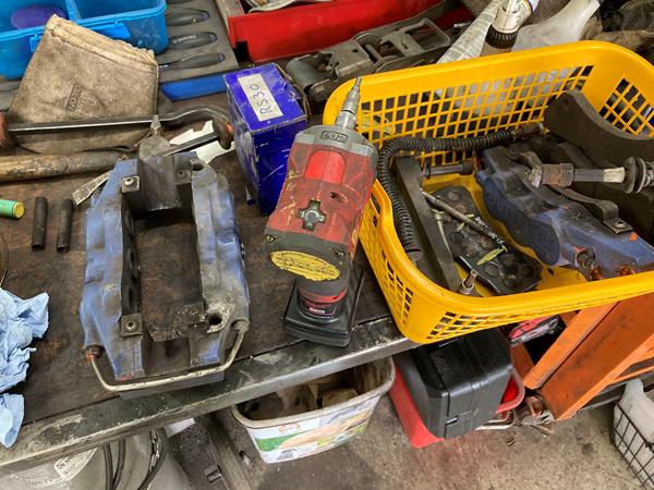 Gladblæsning af bremsekalibre