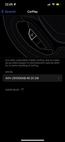 Ikke oprette forbindelse Bluetooth/Apple CarPlay Pioneer z9100 