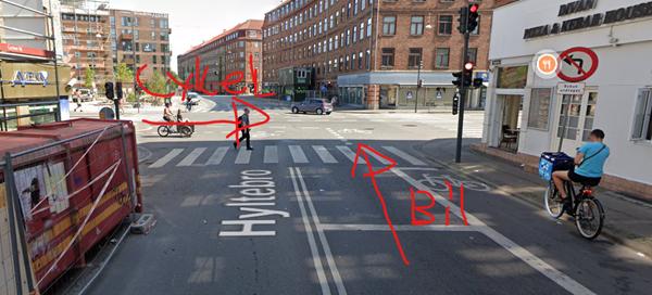 Ansvar/udfald af trafikulykke.