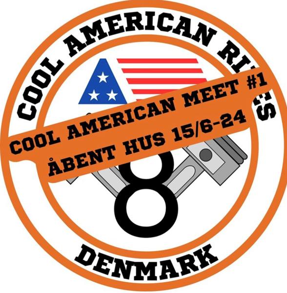 V8 motore, pølser på grill og åbent hus