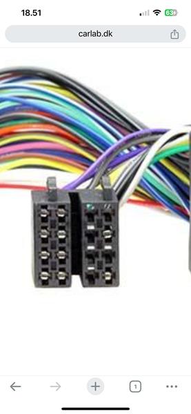 Farve på højtalerledning: Peugeot 208