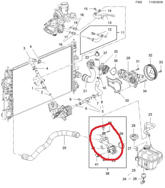 Opel insignia 2014 1,4 140 hk - studs knækket