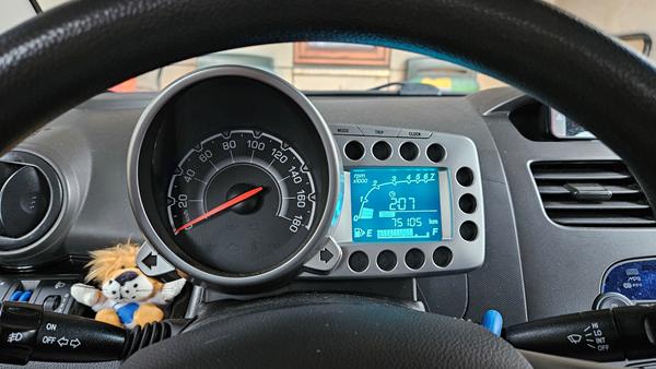 Lys i speedometer 