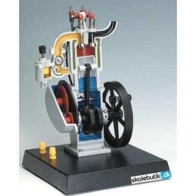 Model motor m. bevægelige dele.