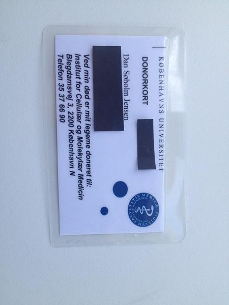 Donere sin krop til forskning.