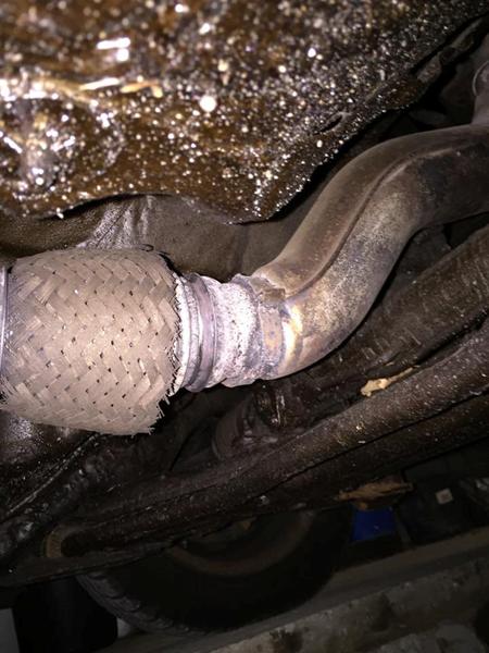 Golf 3 udstødning utæt.. 