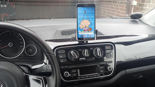 Mobilholder til GPS armen!