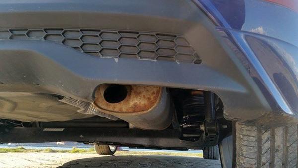 Udstødning på Fiesta 1.0 ecoboost