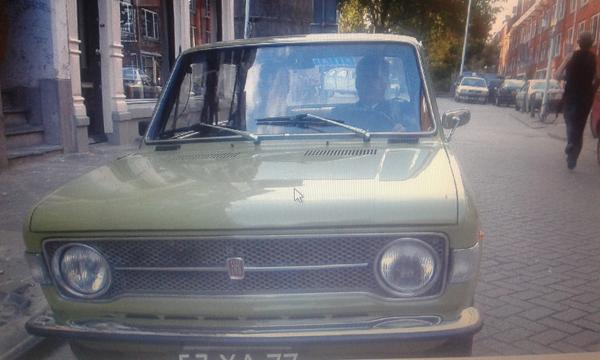 fiat 128 grøn.