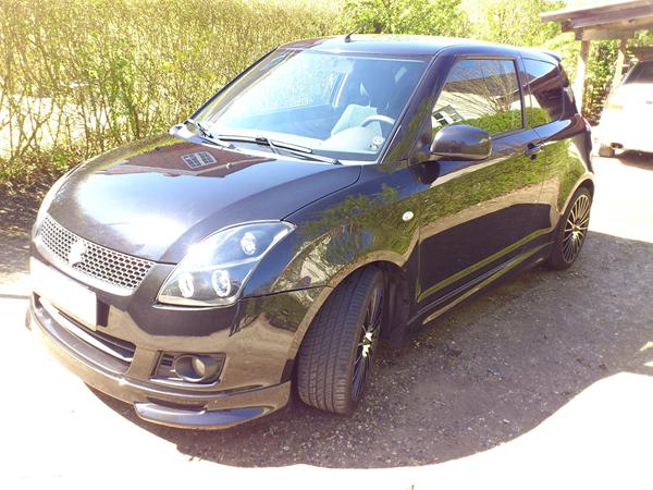 Højtalere størrelse Suzuki swift 08 