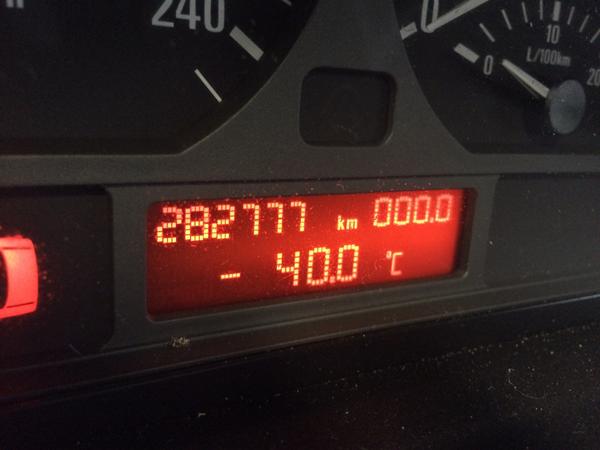 E46 udvendig Temp måler